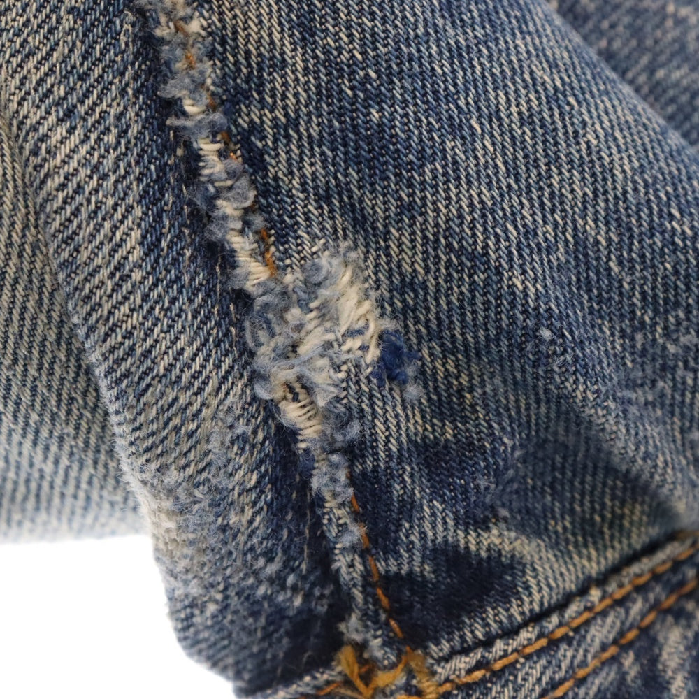Levi's(リーバイス) 60-70s VINTAGE 501 BIG E 後期 トップボタン裏 6 ボタンフライ デニムパンツ インディゴ ヴィンテージ