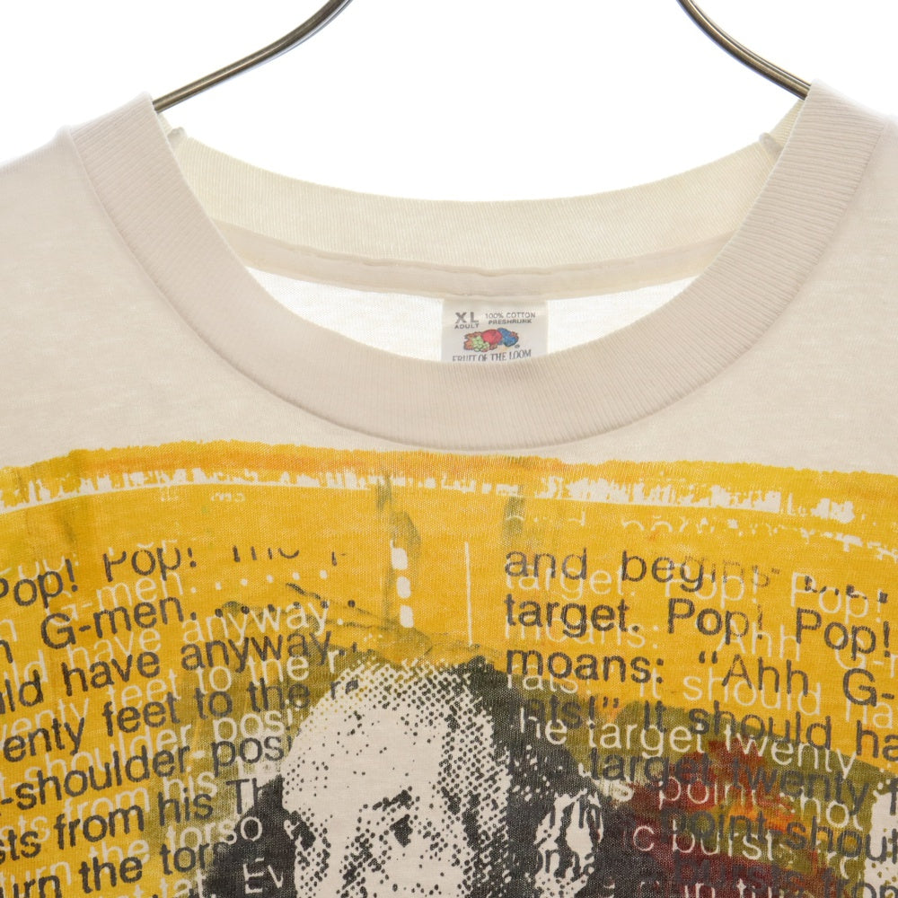 VINTAGE(ヴィンテージ) 90s DON ROCK TEE ドンロック フロントプリント半袖Tシャツ カットソー ホワイト