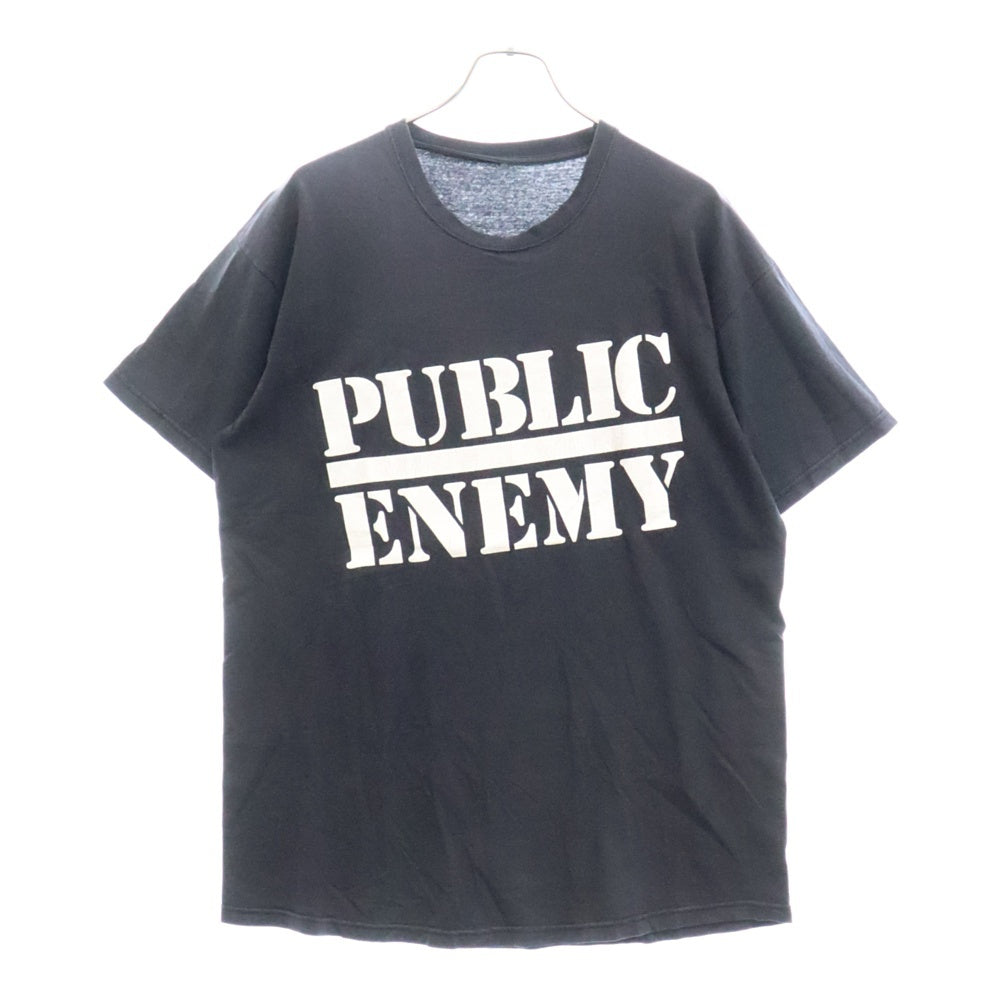 VINTAGE(ヴィンテージ) 00s PUBLIC ENEMY TEE パブリック エネミー 両面プリント Tシャツ 半袖カットソー ネイビー