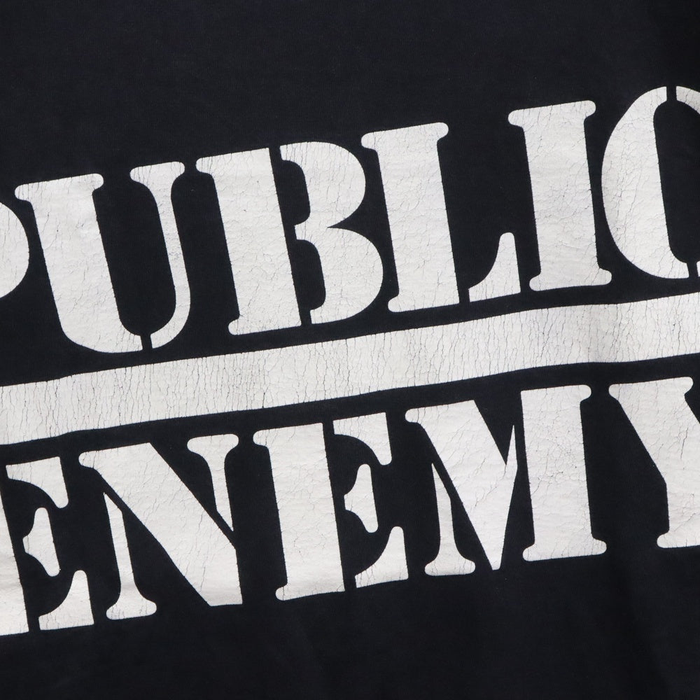 VINTAGE(ヴィンテージ) 00s PUBLIC ENEMY TEE パブリック エネミー 両面プリント Tシャツ 半袖カットソー ネイビー