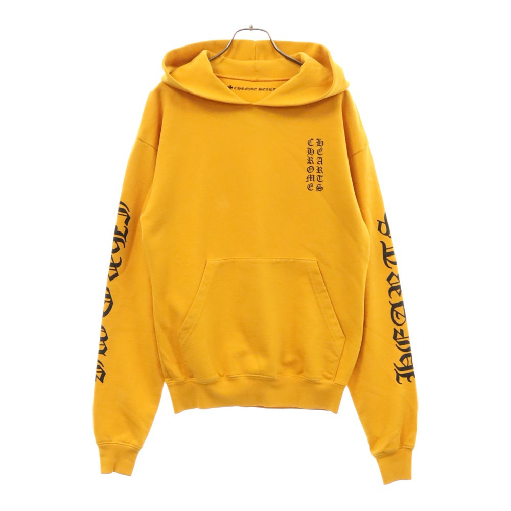 CHROME HEARTS(クロムハーツ) SWTSHRT PLVR アームロゴ スウェットプルオーバーパーカー フーディー マスタード