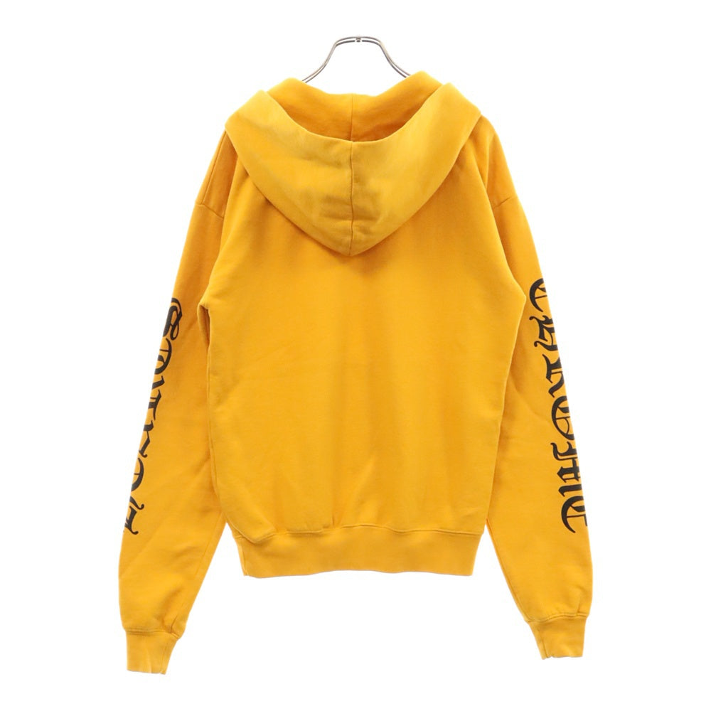 CHROME HEARTS(クロムハーツ) SWTSHRT PLVR アームロゴ スウェットプルオーバーパーカー フーディー マスタード
