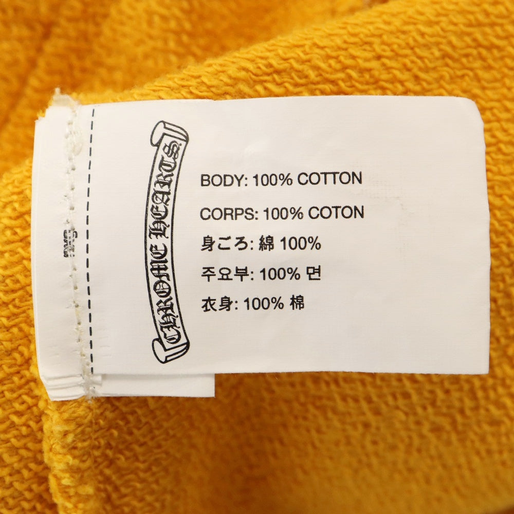 CHROME HEARTS(クロムハーツ) SWTSHRT PLVR アームロゴ スウェットプルオーバーパーカー フーディー マスタード