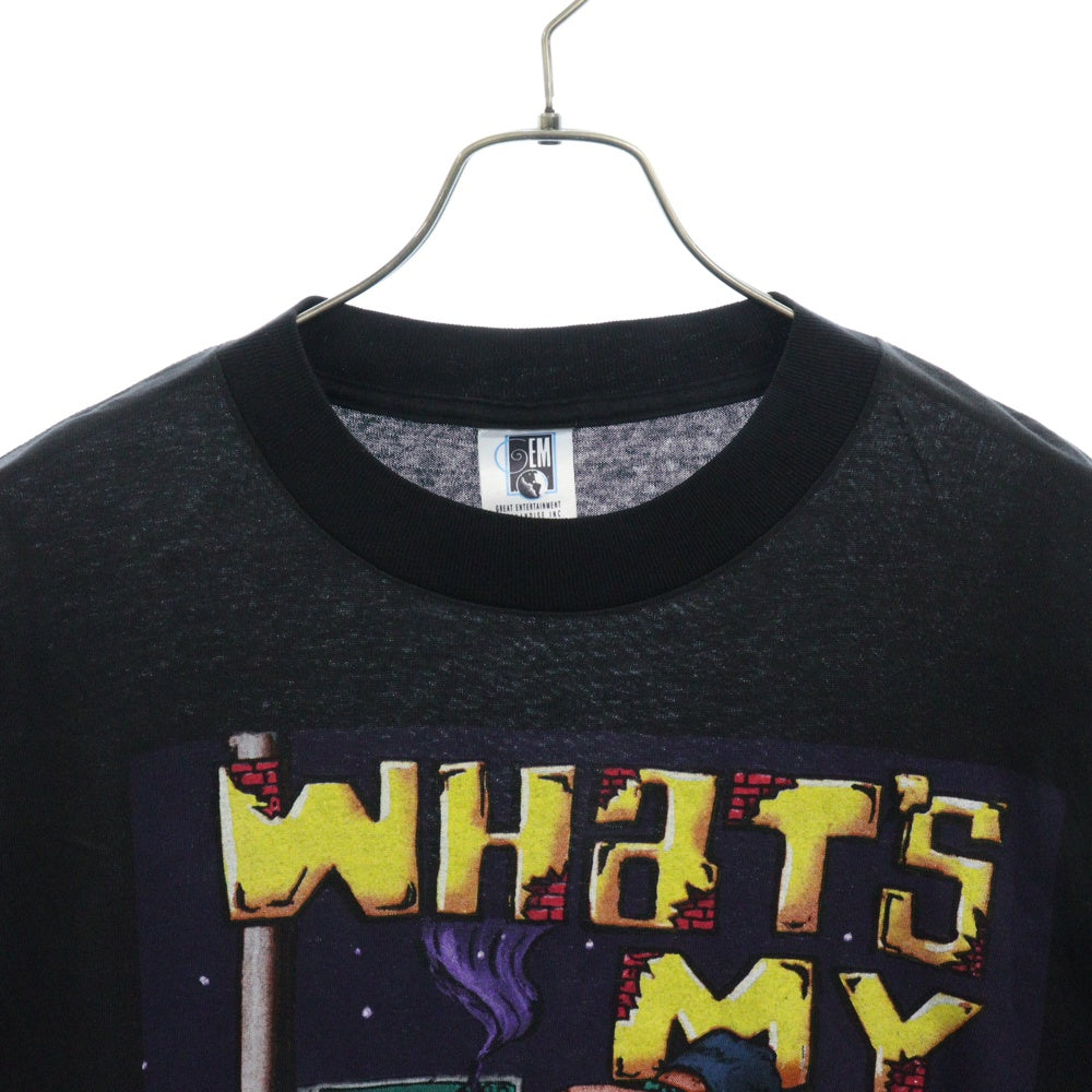 VINTAGE(ヴィンテージ) 90s SNOOP DOG What's my name TEE スヌープ ドッグ Tシャツ 半袖 カットソー ブラック