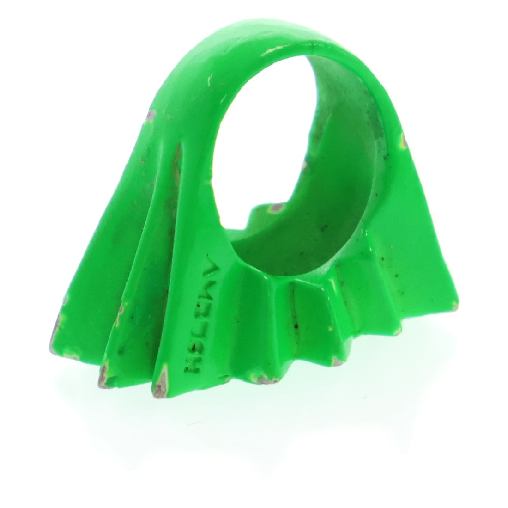 AMBUSH(アンブッシュ) POW! RING ロゴリング 指輪 グリーン