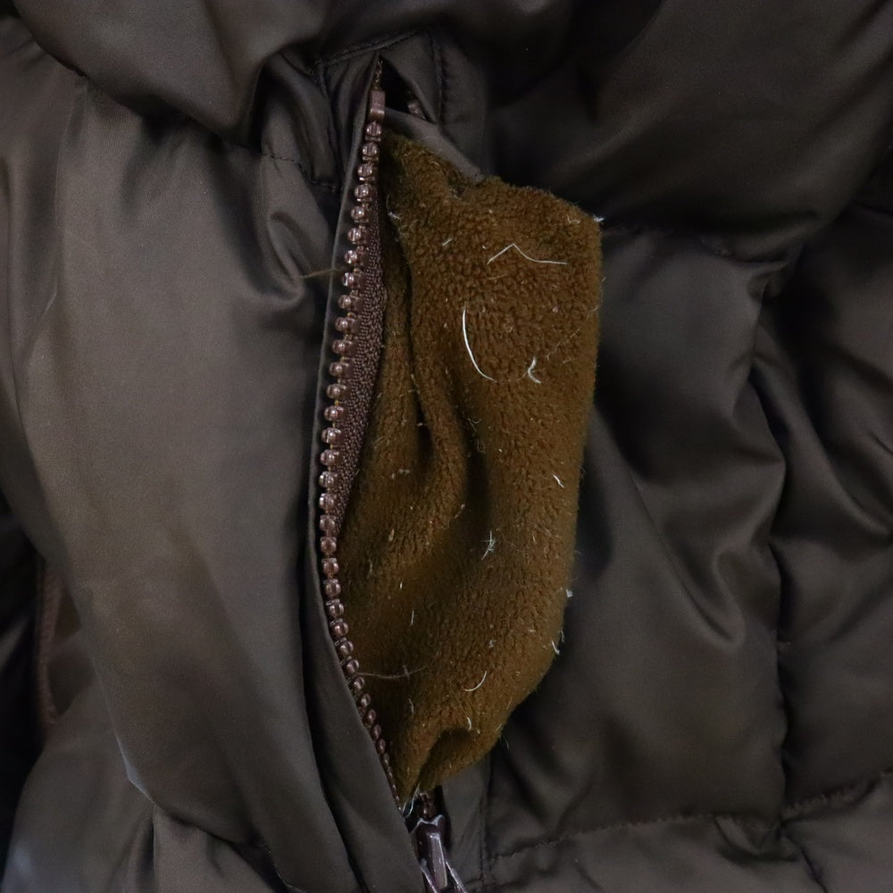 UNDERCOVER(アンダーカバー) 05AW ARCHIVE ARTS&CRAFTS期 LEATHER SLEEVE DOWN JACKET 袖レザー ダウンジャケット アウター ブラウン