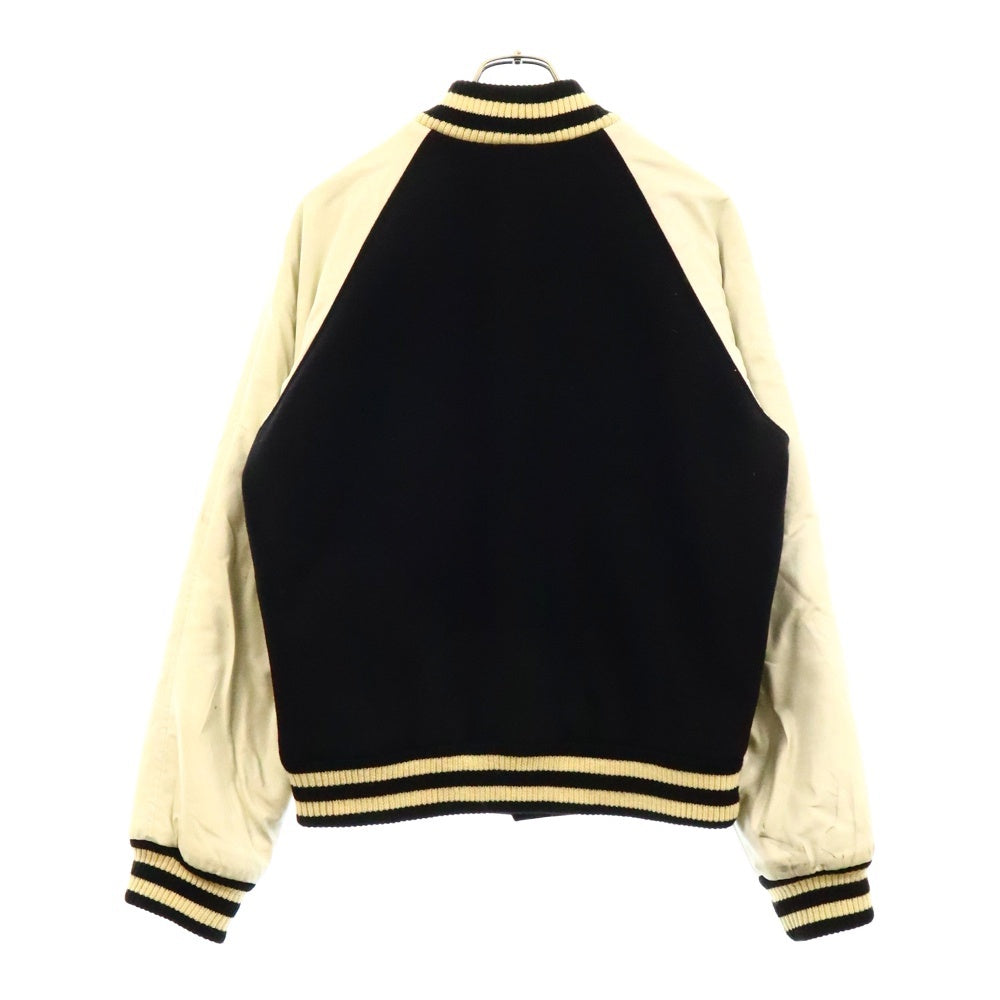 RAF SIMONS(ラフシモンズ) 02AW Virginia Creeper 期 スタジアム ジャケット ブラック/ホワイト