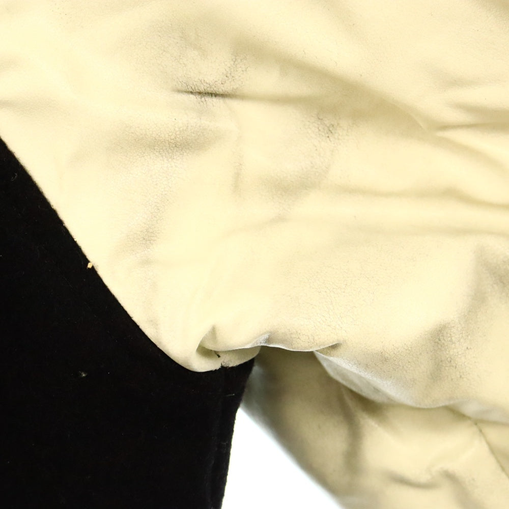 RAF SIMONS(ラフシモンズ) 02AW Virginia Creeper 期 スタジアム ジャケット ブラック/ホワイト