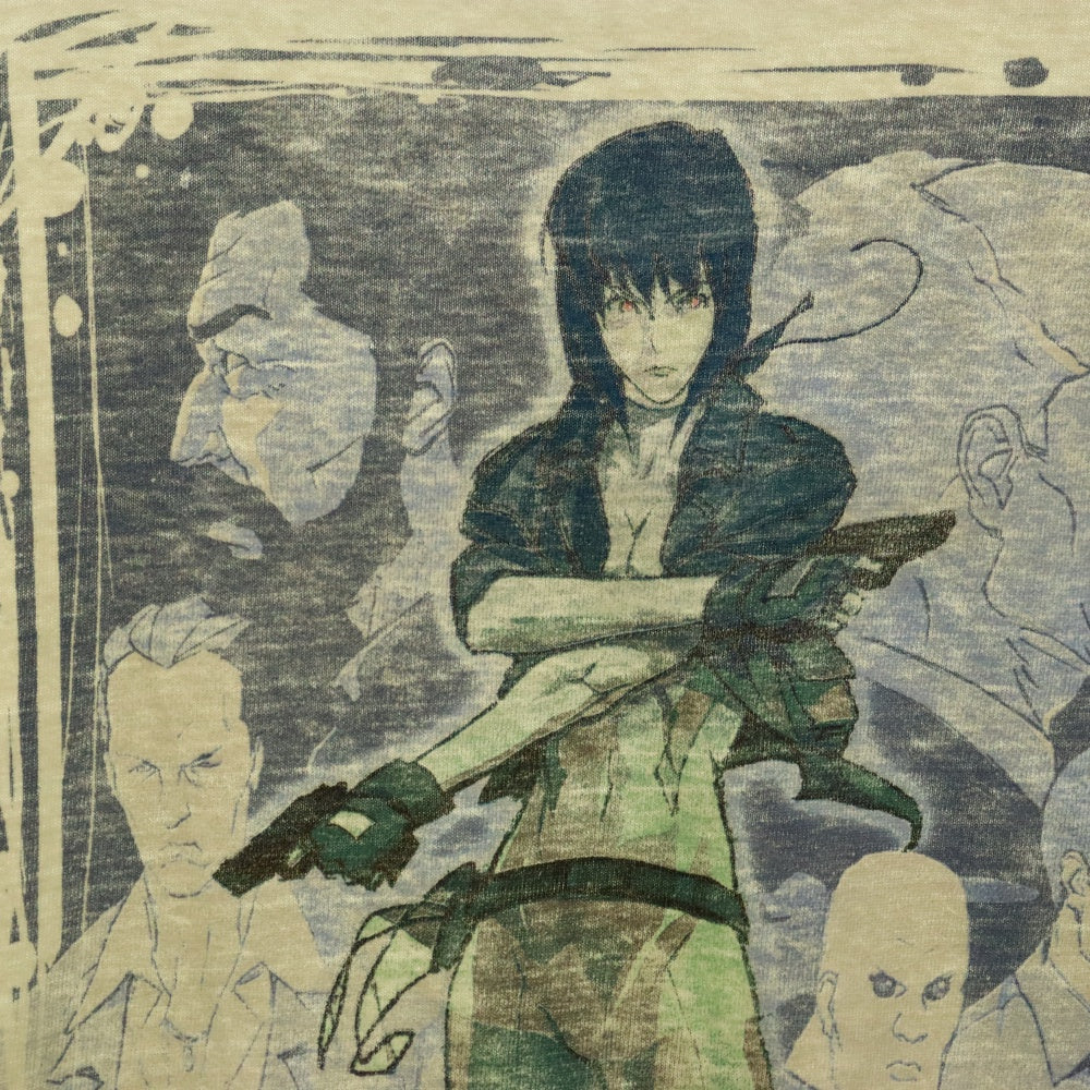 VINTAGE(ヴィンテージ) 00s GHOST IN THE SHELL TEE 攻殻機動隊 両面プリント半袖Tシャツ カットソー ホワイト