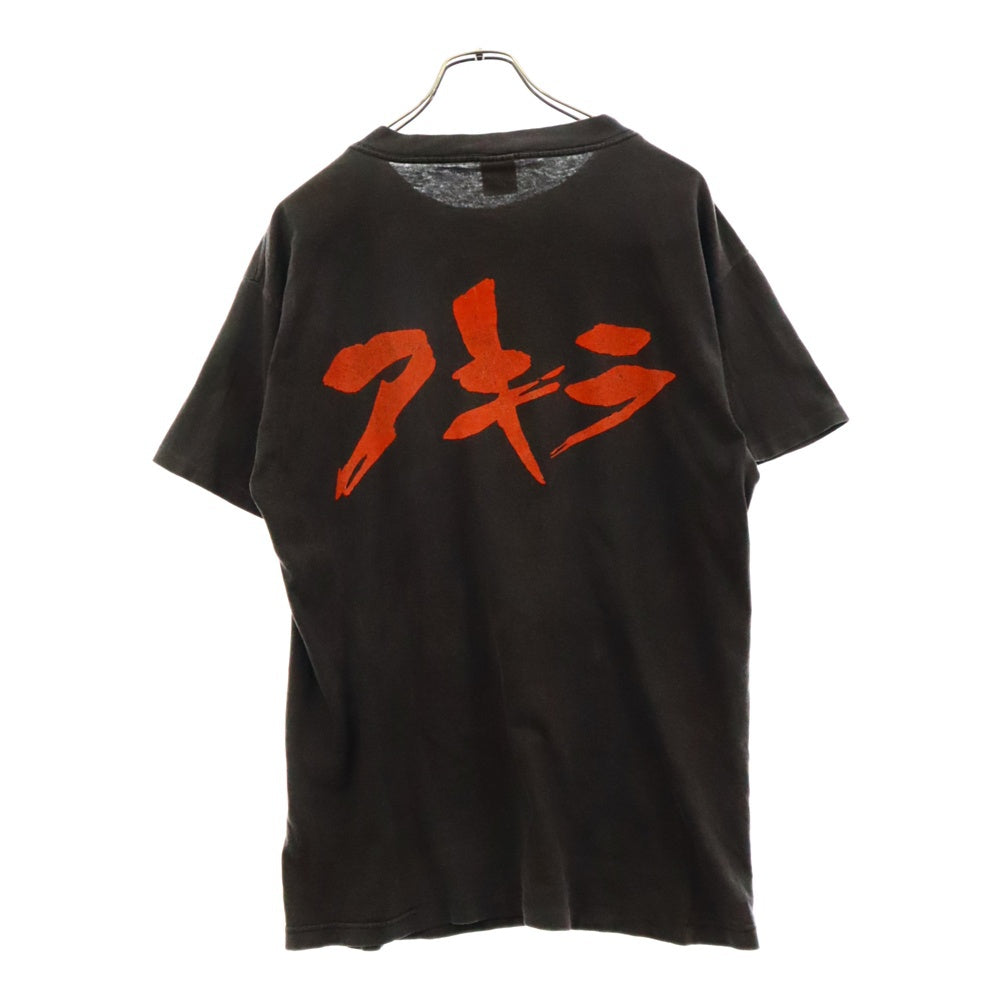 VINTAGE(ヴィンテージ) 90s AKIRA 1988 KANEDA EXPLODE TEE FASHION VICTIM アキラ ファッションヴィクティム アニメ 両面プリント半袖Tシャツ ブラック