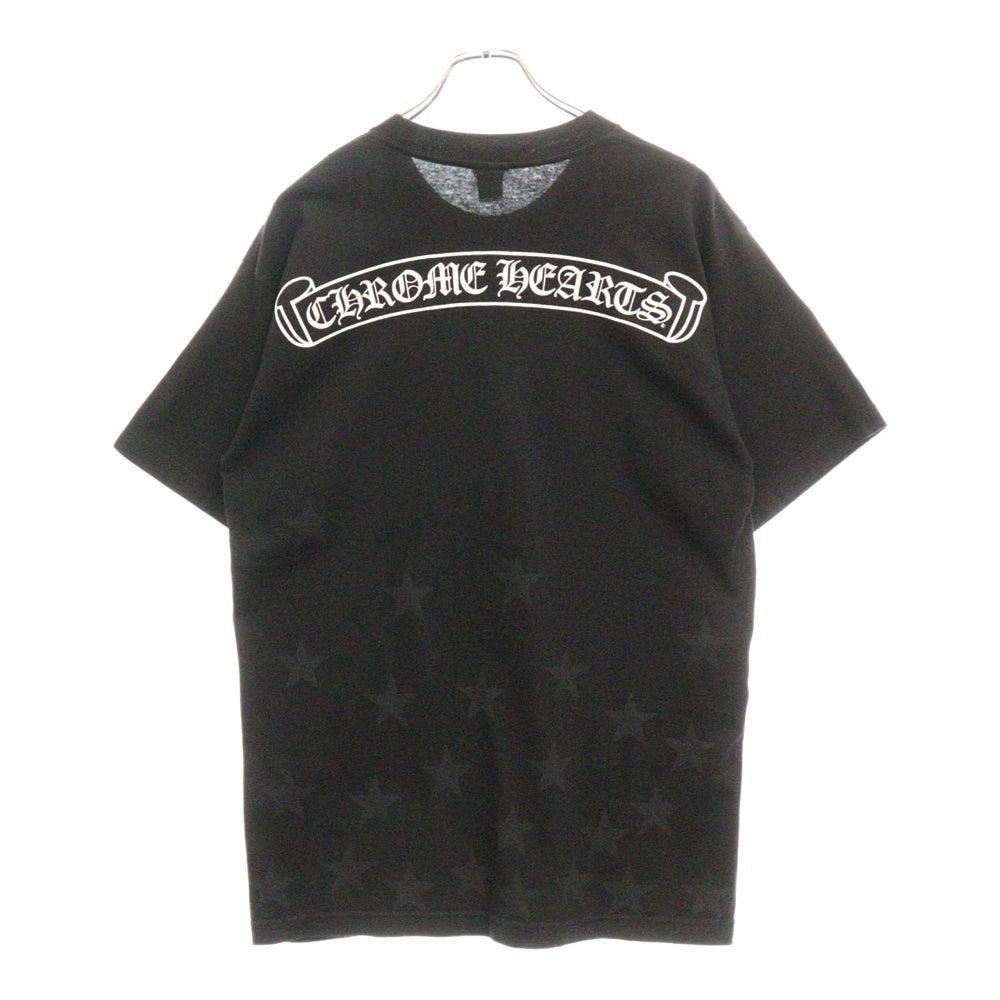 CHROME HEARTS(クロムハーツ) OLD ポケットホースシュー バックスクロールラベル半袖Tシャツ カットソー ブラック オールド