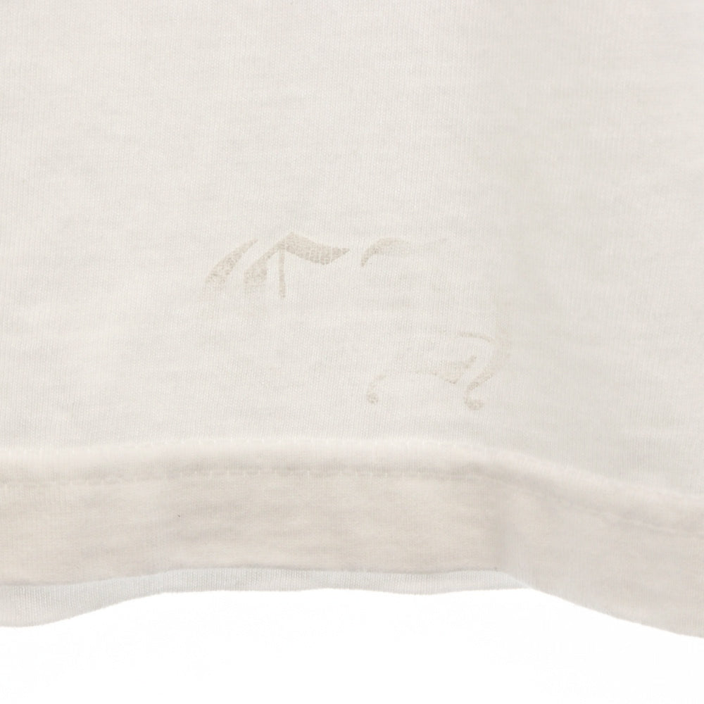 CHROME HEARTS(クロムハーツ) OLD 胸ポケット バックCHロゴ プリント半袖Tシャツ カットソー ホワイト