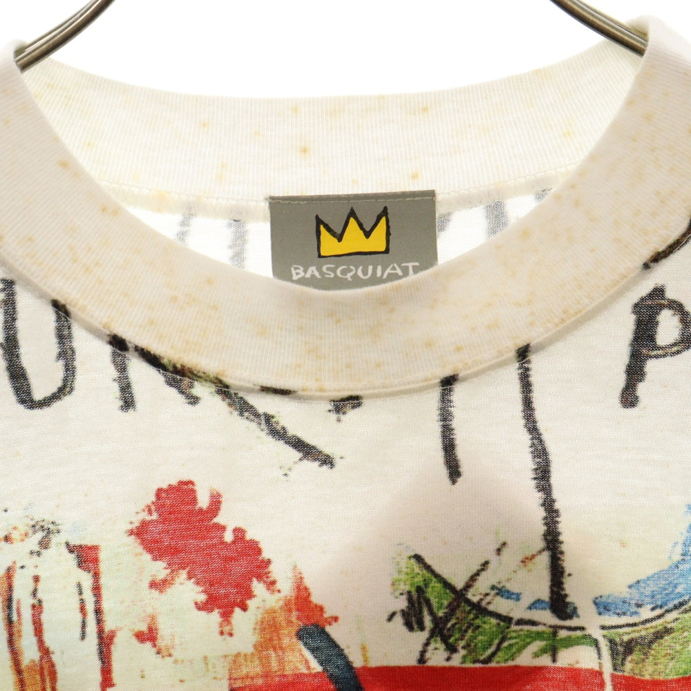 VINTAGE(ヴィンテージ) 90s Basquiat Art TEE バスキア アート両面プリント半袖 カットソー ホワイト