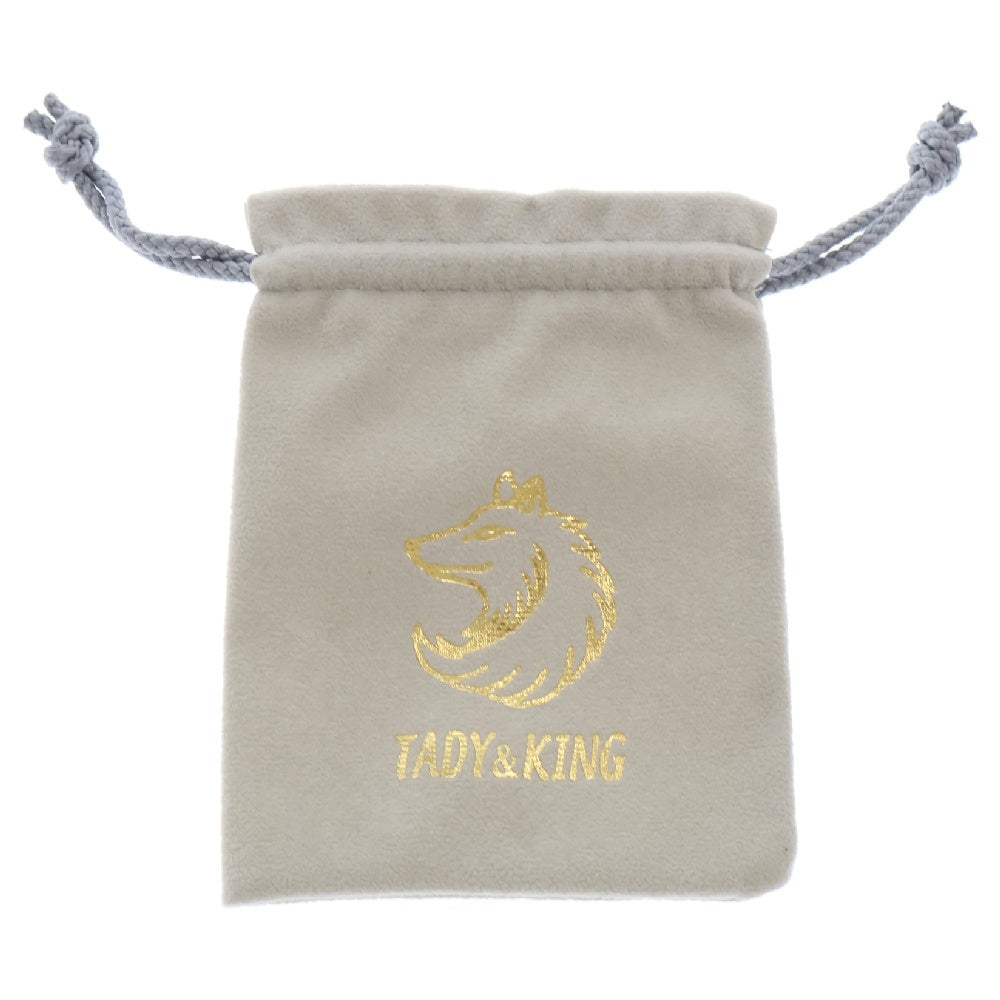 TADY & KING(タディアンドキング) SVフェザー剣先K18 先金特大フェザー ペンダントトップ 左向き シルバー/ゴールド
