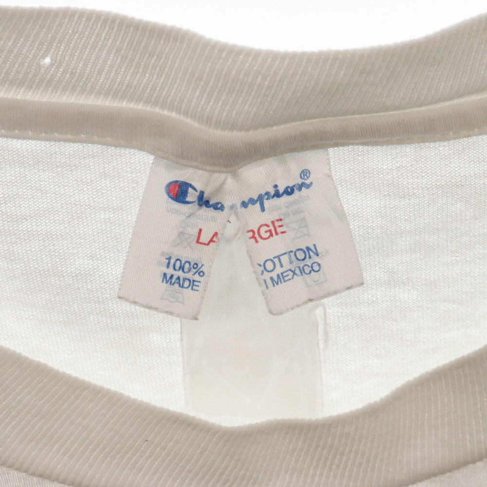 VINTAGE(ヴィンテージ) 90's HARLEY DAVIDSON ハーレー プリント半袖Tシャツ Championタグ ホワイト