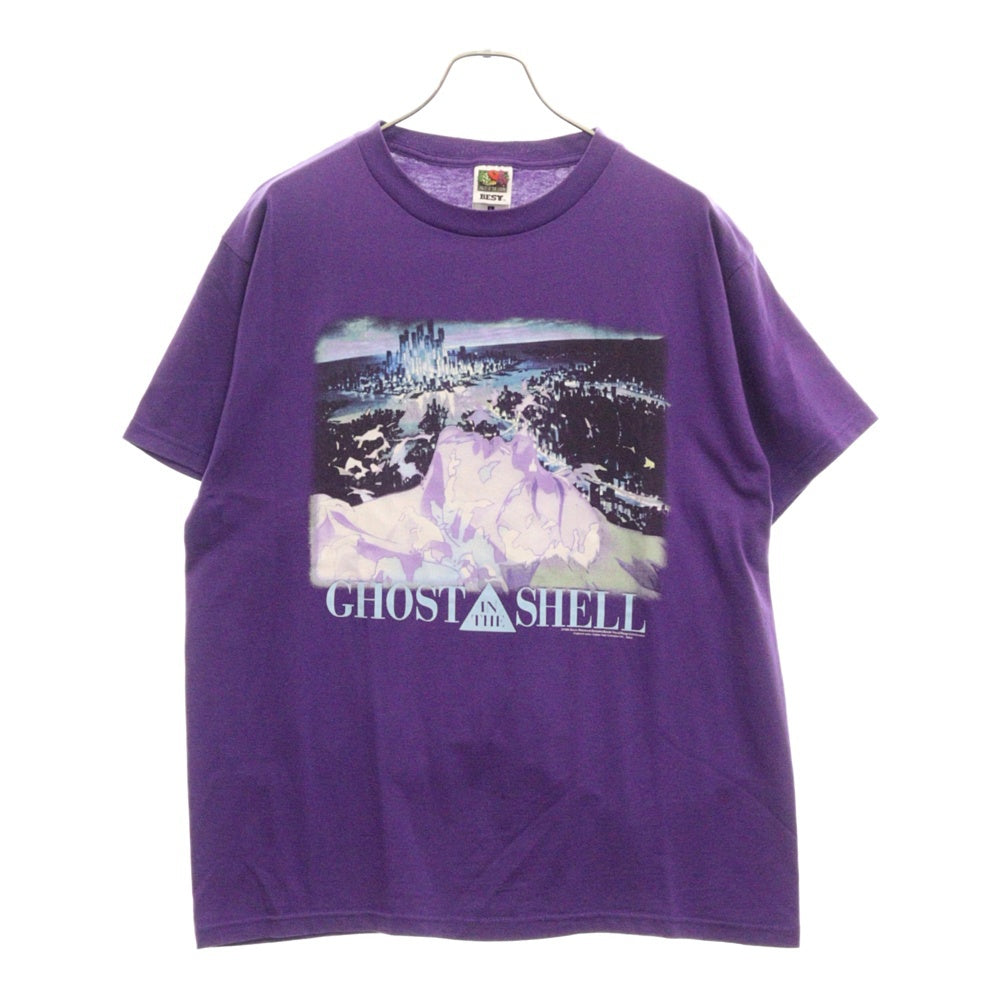 VINTAGE(ヴィンテージ) 90s GHOST IN THE SHELL 攻殻機動隊 MEMBRANE EXFOLIATION プリント半袖Tシャツ パープル