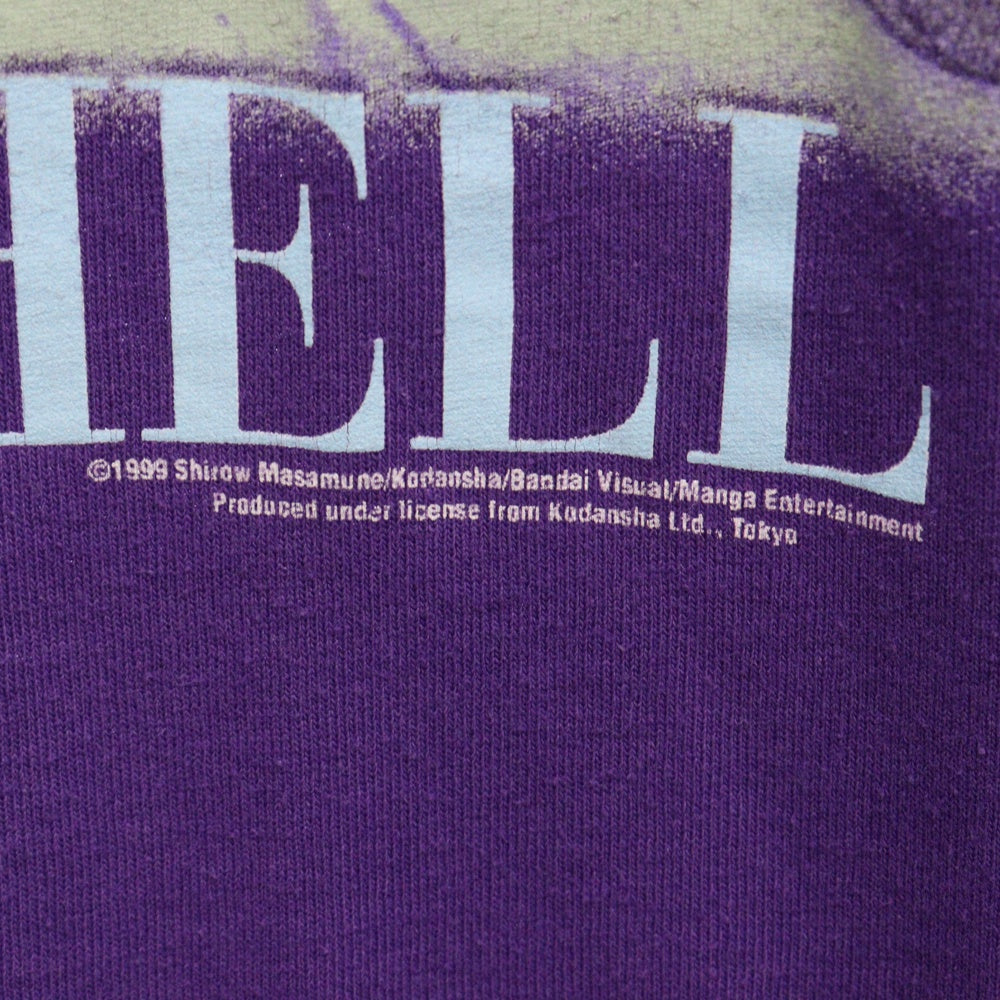 VINTAGE(ヴィンテージ) 90s GHOST IN THE SHELL 攻殻機動隊 MEMBRANE EXFOLIATION プリント半袖Tシャツ パープル