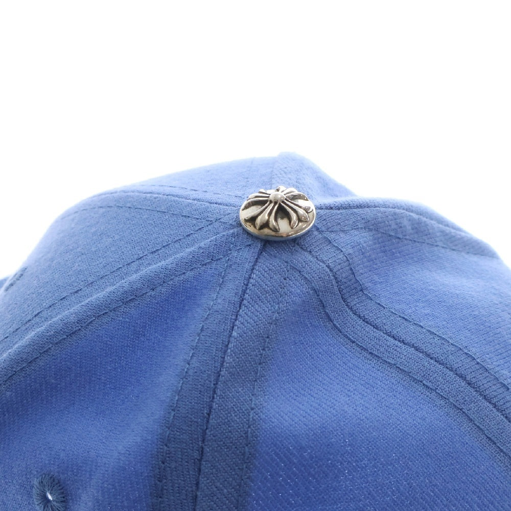 CHROME HEARTS(クロムハーツ) 7 1/4 CH HAT ハートロゴ刺繍ベースボールキャップ帽子 ブルー