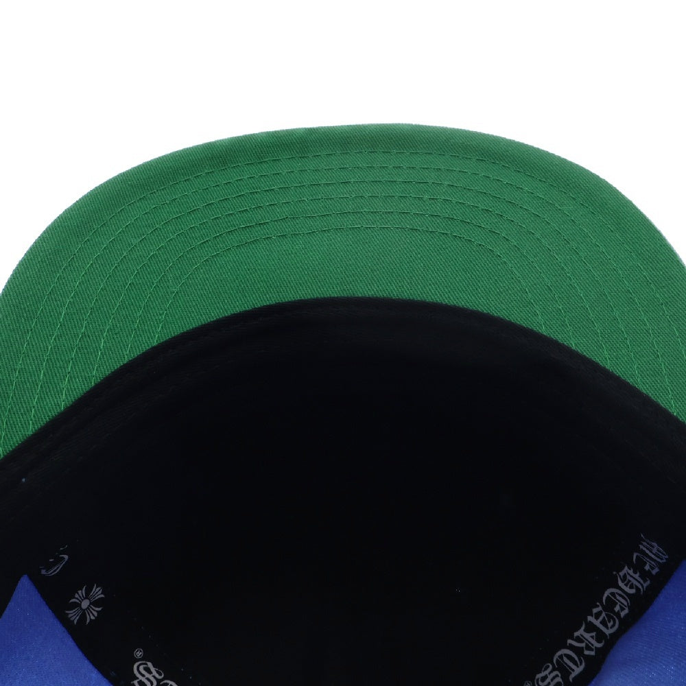 CHROME HEARTS(クロムハーツ) 7 1/4 CH HAT ハートロゴ刺繍ベースボールキャップ帽子 ブルー