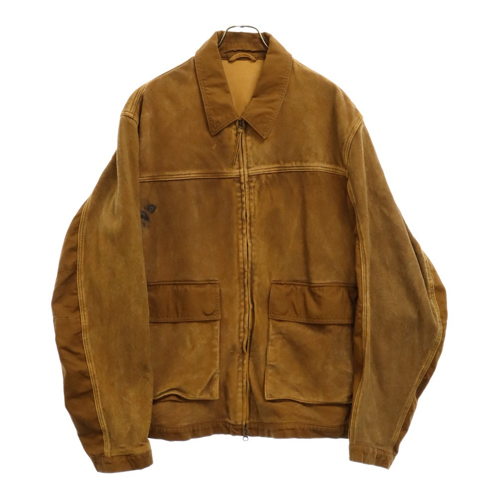 Timberland(ティンバーランド) 90s スエード コットンダッグ ジップアップ ブルゾン