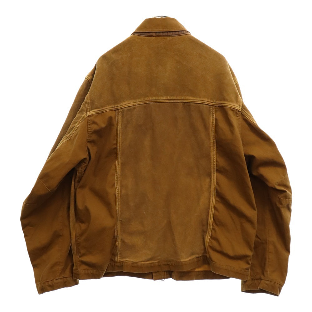 Timberland(ティンバーランド) 90s スエード コットンダッグ ジップアップ ブルゾン