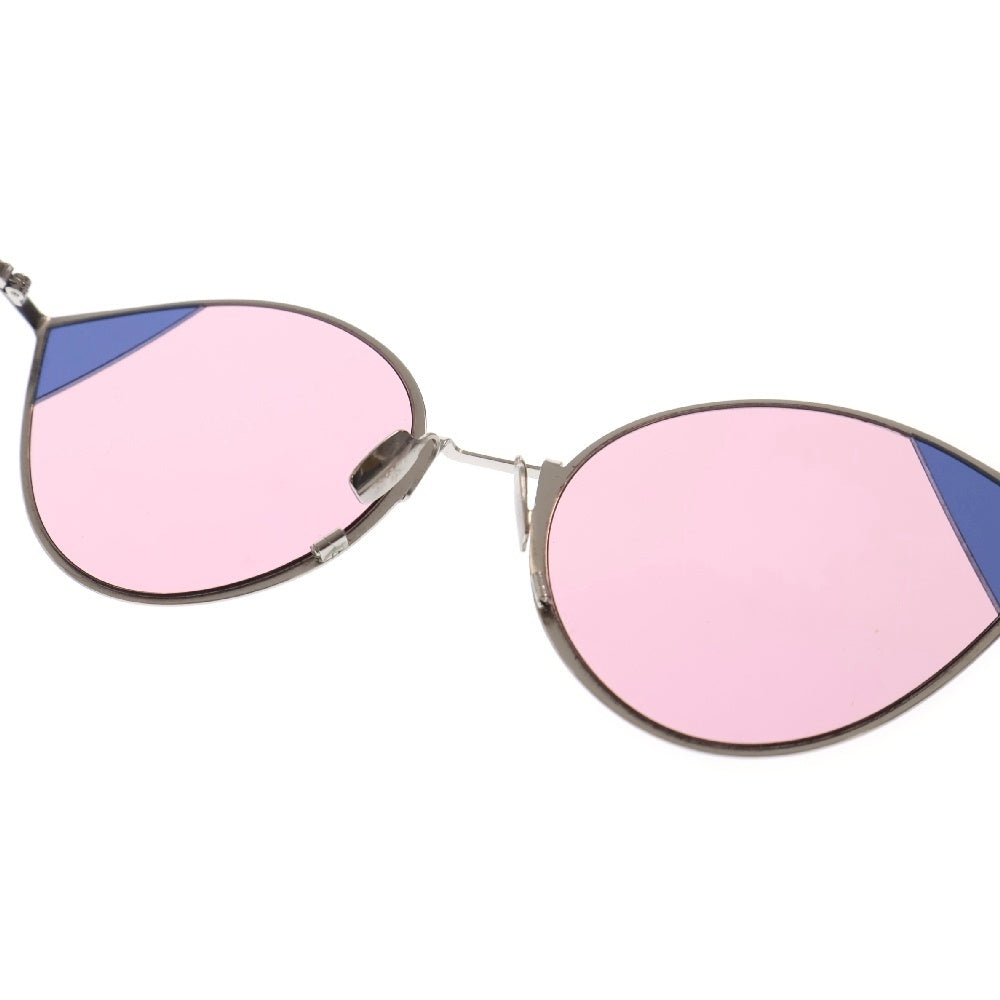 FENDI(フェンディ) キャットアイ オーバル サングラス メガネ アイウェア FF0341/S AVBU1 シルバー/ピンク/パープル
