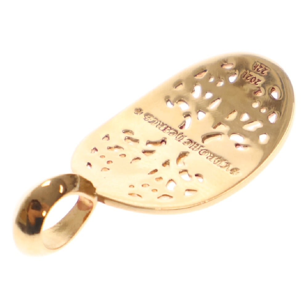 CHROME HEARTS(クロムハーツ) 22K CLSC OVAL /クラシックオーバル ゴールドネックレストップ ゴールド