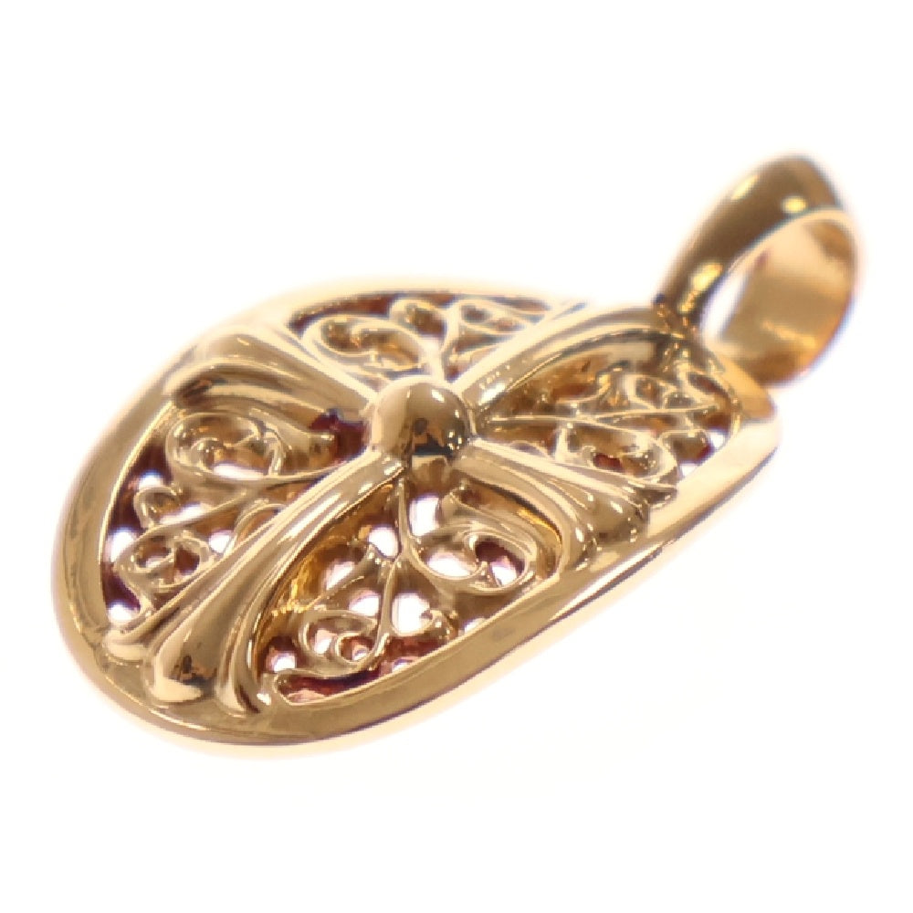 CHROME HEARTS(クロムハーツ) 22K CLSC OVAL /クラシックオーバル ゴールドネックレストップ ゴールド