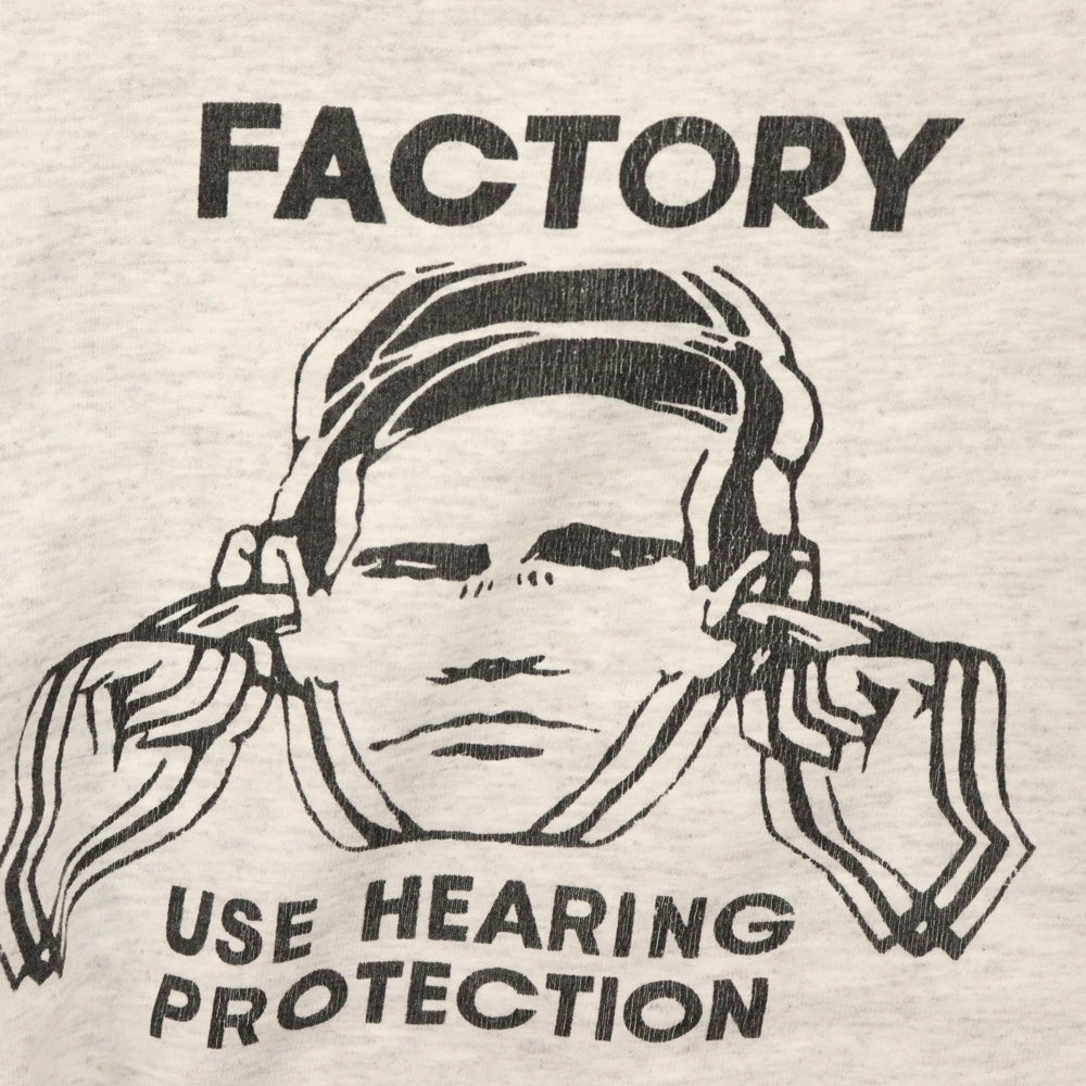 VINTAGE(ヴィンテージ) 00s Factory Peter Saville TEE ピーターサヴィル フロントプリント半袖Tシャツ カットソー グレー