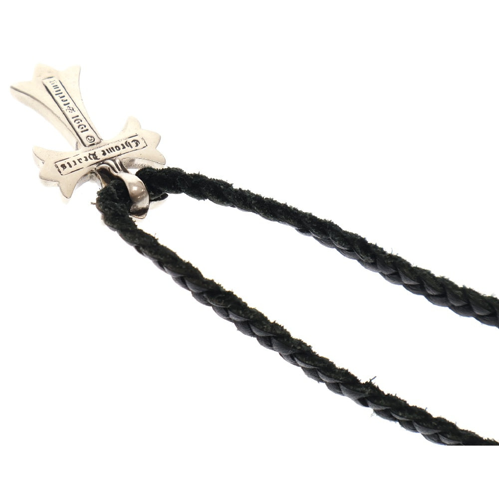 CHROME HEARTS(クロムハーツ) CH CRS SML BC スモールCHクロスボロチップ Wボロチップ シルバーネックレス