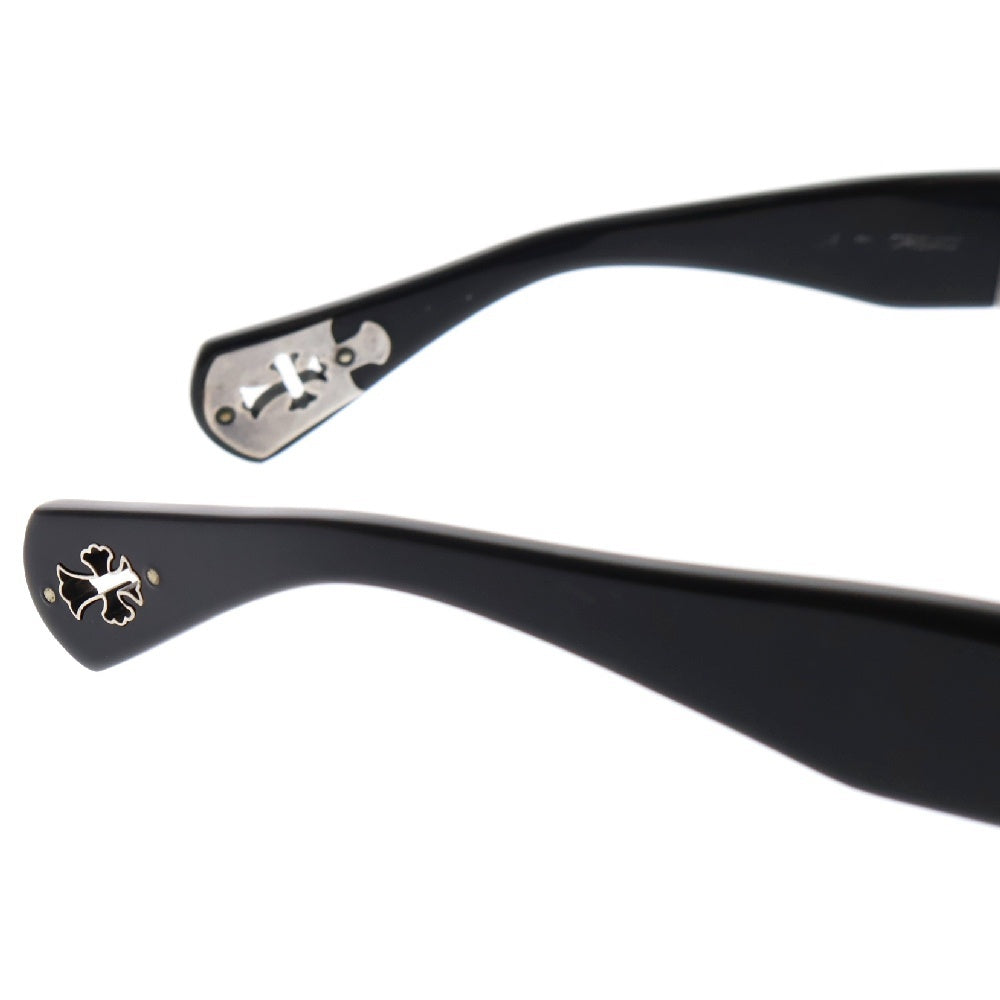 CHROME HEARTS(クロムハーツ) CREAM CHクロステンプルサングラス ブラック 眼鏡 メガネ アイウェア