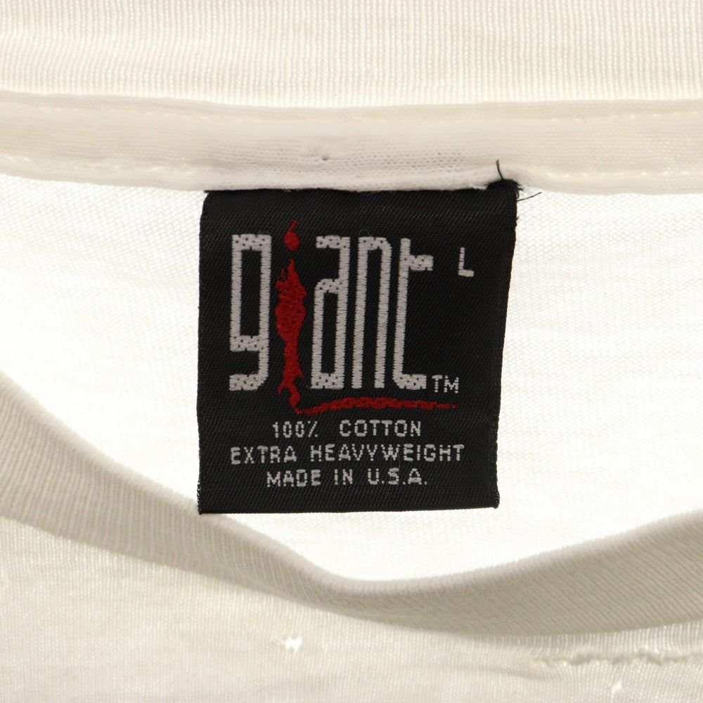 VINTAGE(ヴィンテージ) 90s レイジ・アゲインスト・ザ・マシーン BARBARA KRUGER Who is bought and sold? TEE 両面プリント半袖Tシャツ ホワイト