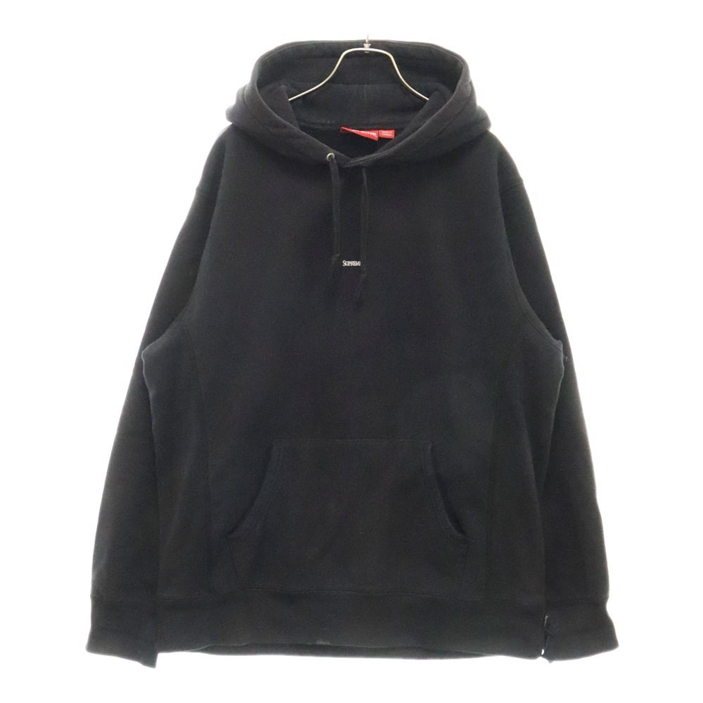 SUPREME(シュプリーム) 19AW Micro Logo Hooded Sweatshirt マイクロロゴ スウェットパーカー フーディー ブラック
