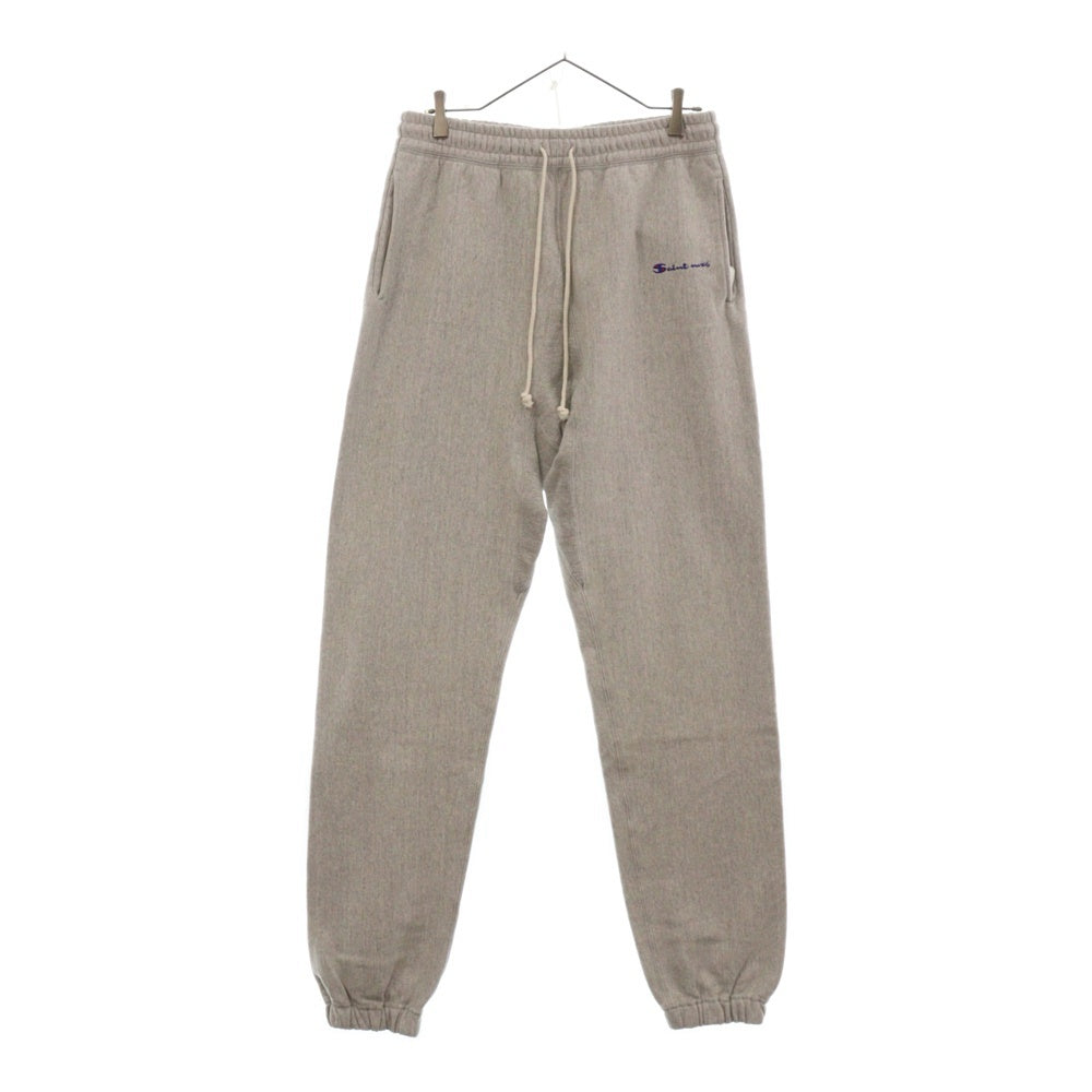 SAINT MICHAEL(セントマイケル) 23AW SWEAT PANTS SM-A23-0000-034 ロゴ刺繍スウェットパンツ グレー