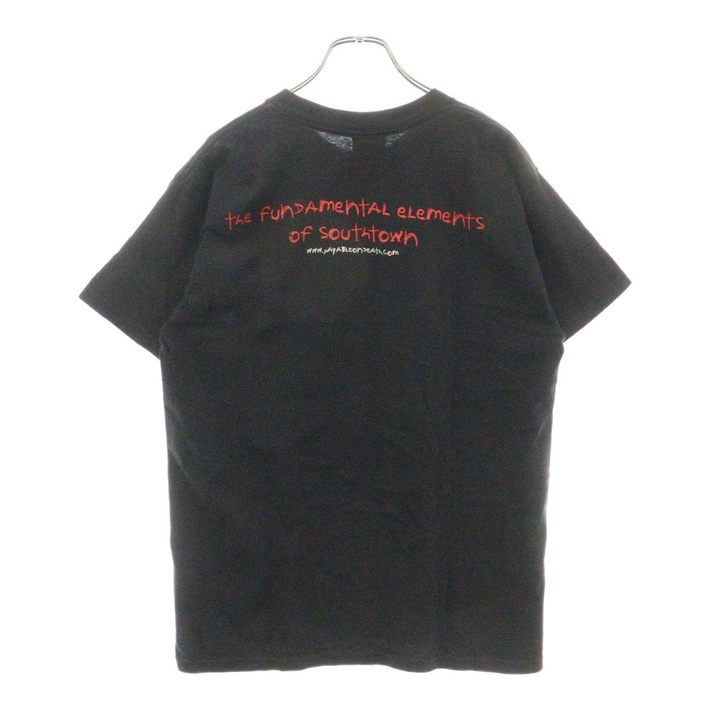 VINTAGE(ヴィンテージ) 00s P.O.D PAYABLE ON DEATH TEE ピー・オー・ディー バンド 両面プリント半袖Tシャツ カットソー ブラック