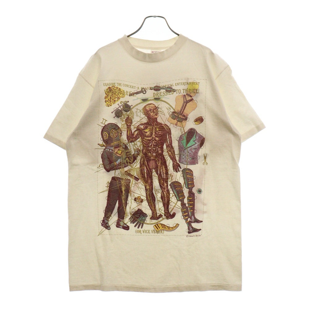 VINTAGE(ヴィンテージ) 90s ERASURE 1992 TOUR TEE イレイジャー 両面プリント半袖Tシャツ カットソー ホワイト