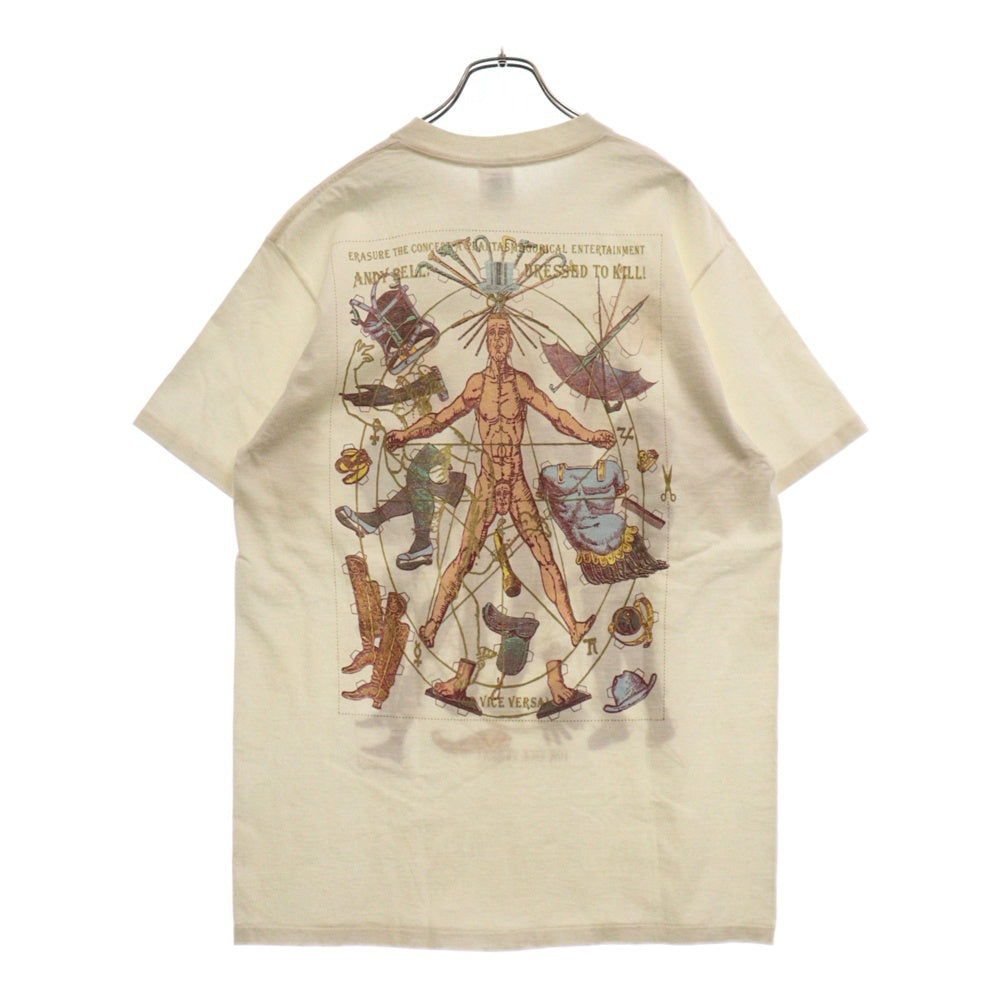 VINTAGE(ヴィンテージ) 90s ERASURE 1992 TOUR TEE イレイジャー 両面プリント半袖Tシャツ カットソー ホワイト