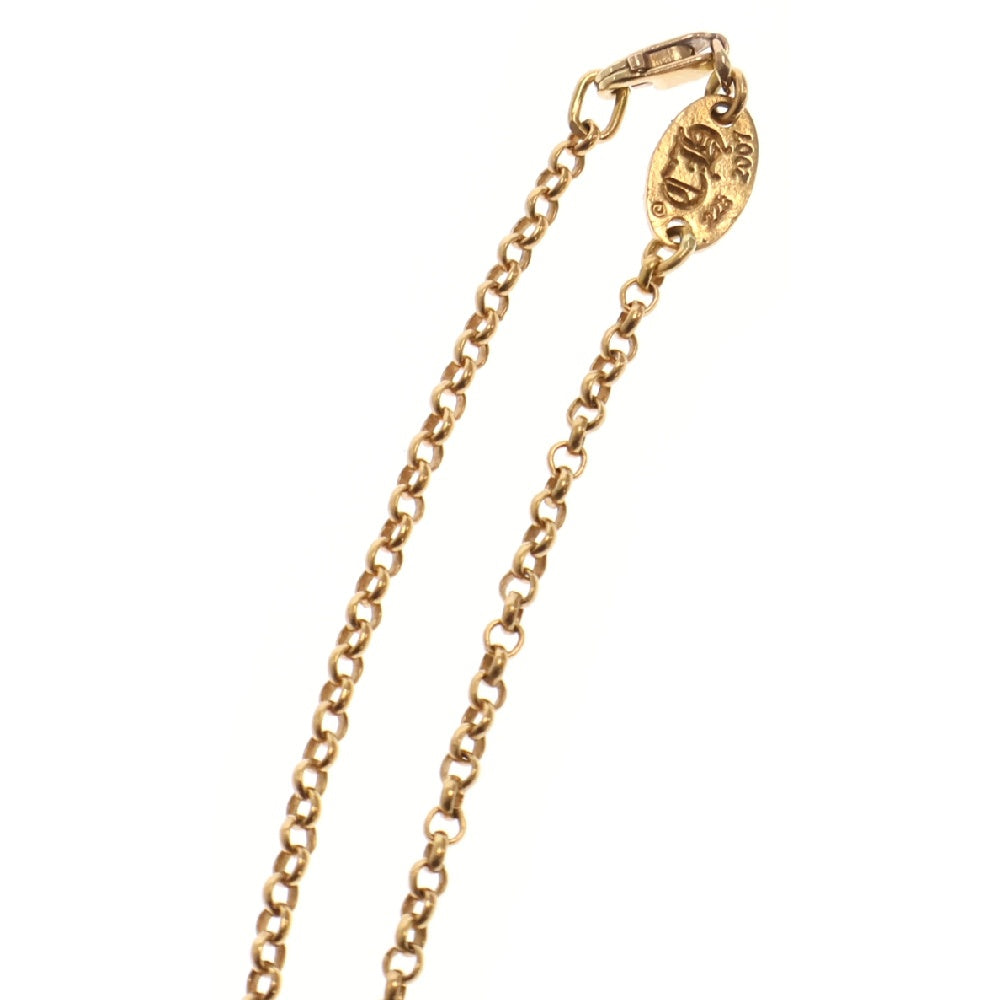 CHROME HEARTS(クロムハーツ) 22K ロールチェーン HEARTSロゴレター ネックレス ゴールド 18inch