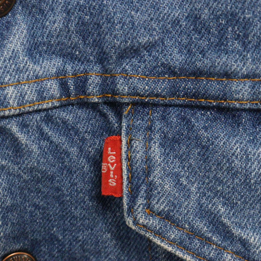 Levi's(リーバイス) 80s VINTAGE 70608-0216 ボタン裏刻印 527 デニム ボアジャケット インディゴ