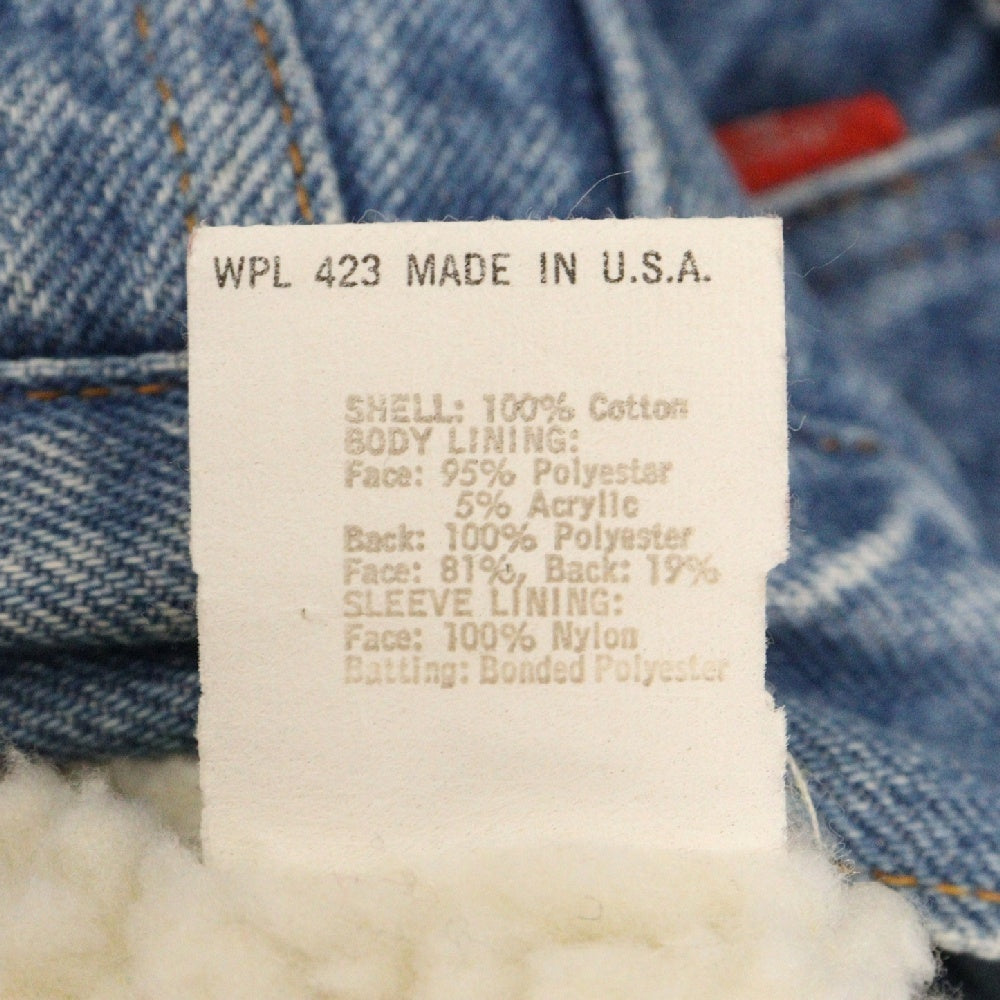 Levi's(リーバイス) 80s VINTAGE 70608-0216 ボタン裏刻印 527 デニム ボアジャケット インディゴ