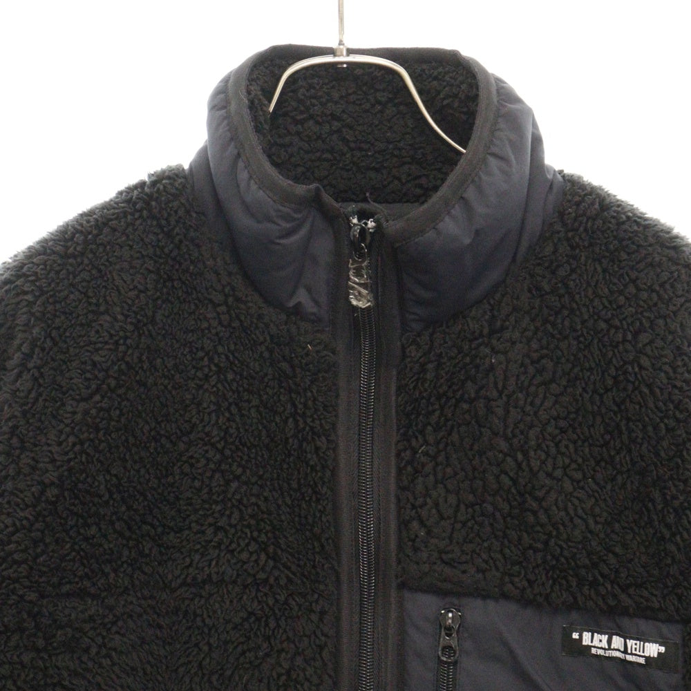 RATS(ラッツ) ZIP FLEECE JKT 20'RJ-1105 ジップアップ フリースジャケット ブラック