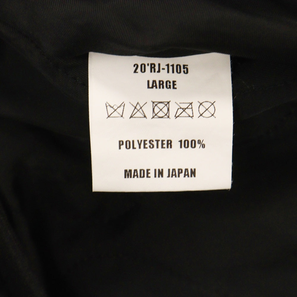 RATS(ラッツ) ZIP FLEECE JKT 20'RJ-1105 ジップアップ フリースジャケット ブラック