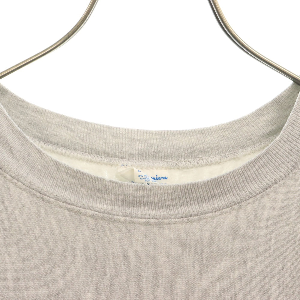 CHAMPION(チャンピオン) 80s REVERSE WEAVE リバーズ ウィーブ 両面プリントスウェット トレーナー グレー USA製