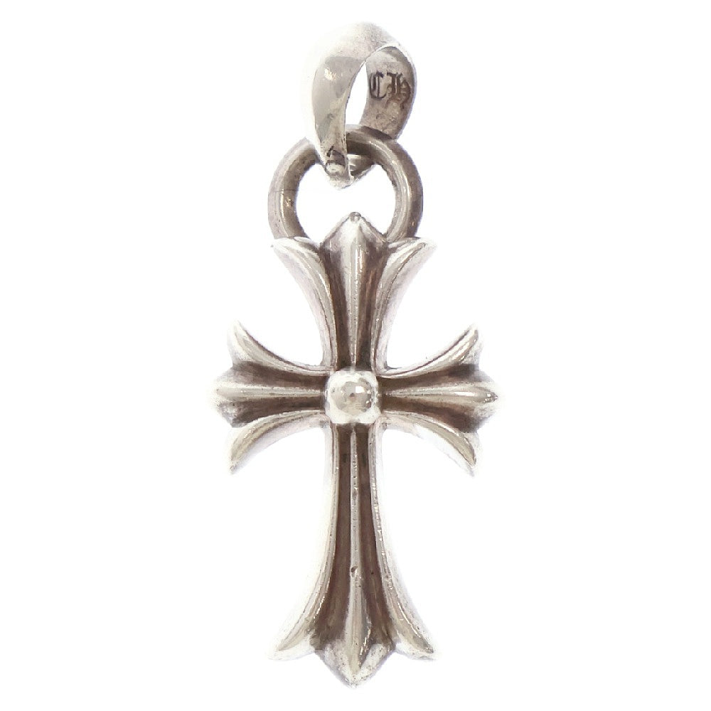 CHROME HEARTS(クロムハーツ) CH CRS SML W BALE スモールCHクロスベイル Wベイル シルバーネックレストップ