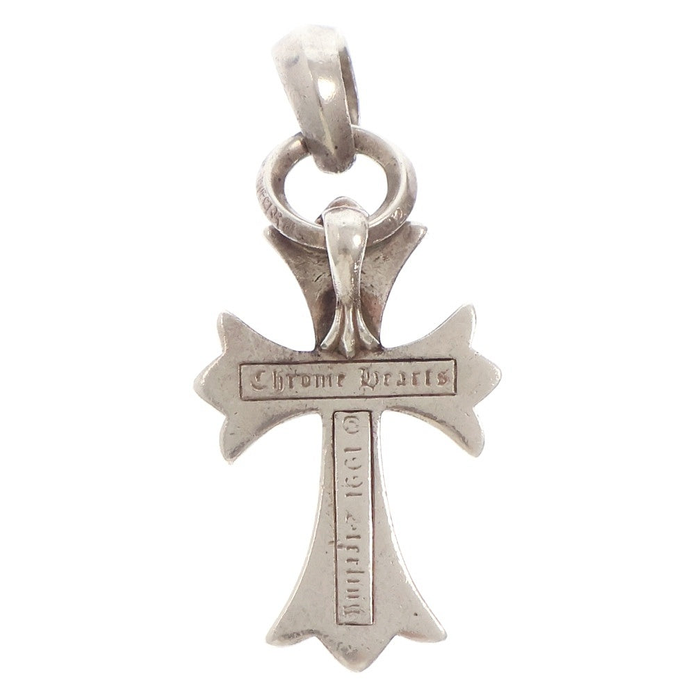 CHROME HEARTS(クロムハーツ) CH CRS SML W BALE スモールCHクロスベイル Wベイル シルバーネックレストップ