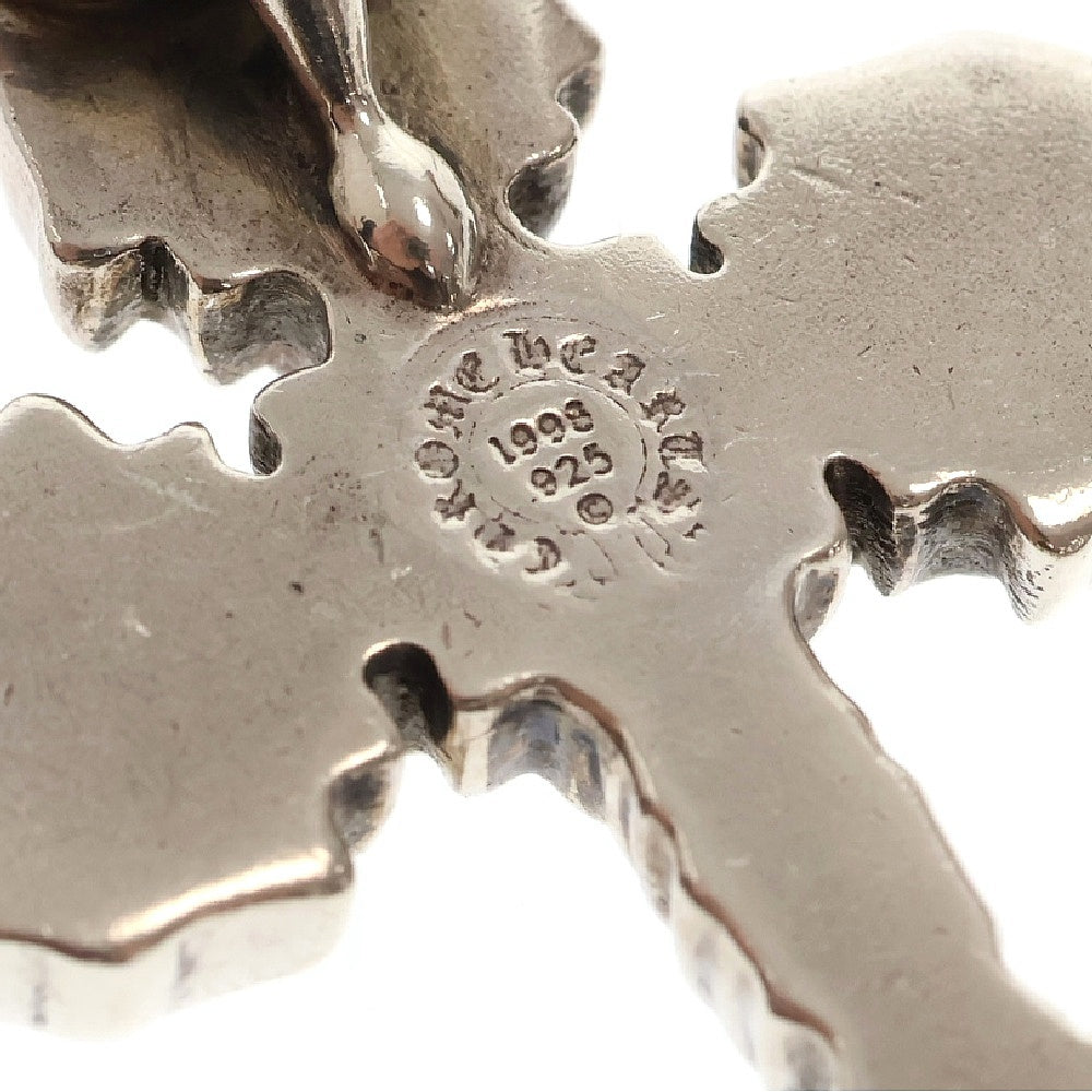 CHROME HEARTS(クロムハーツ) FILIG CROSS-XSM W BALE フィリグリークロスXSベイル wベイル シルバーネックレストップ