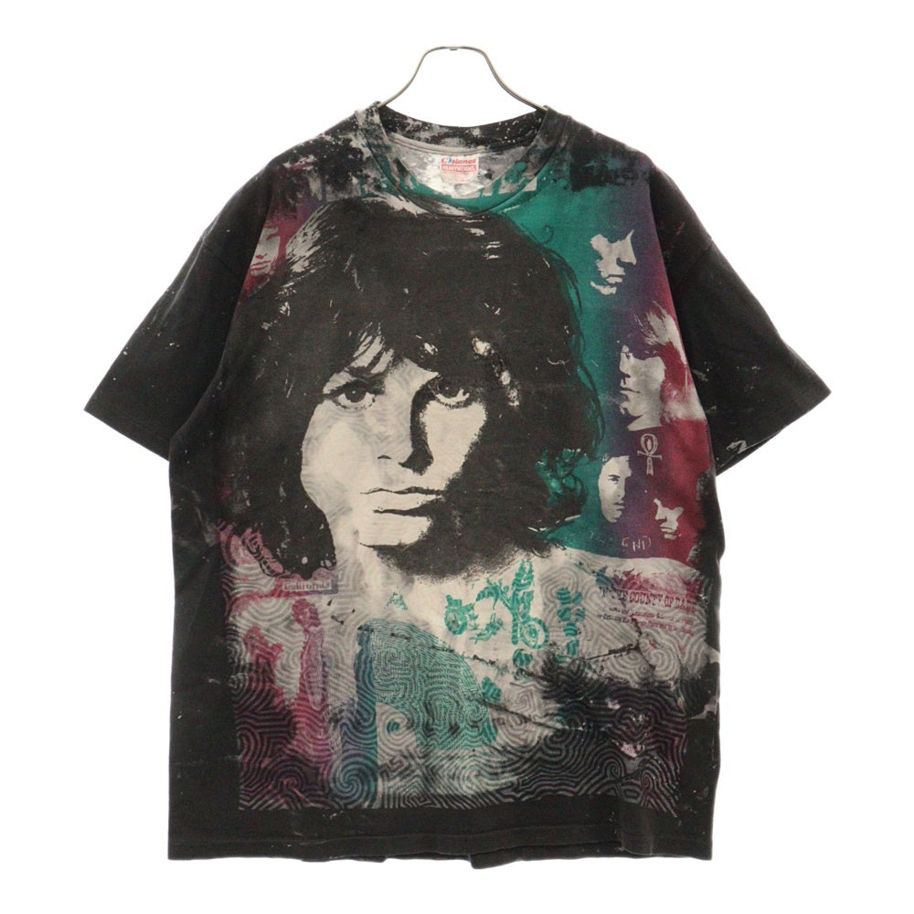 VINTAGE(ヴィンテージ) 80s MOSQUITOHEAD JIM MORRISON TEE モスキートヘッド ジム・モリソン ブリーチ加工 半袖Tシャツ カットソー マルチ