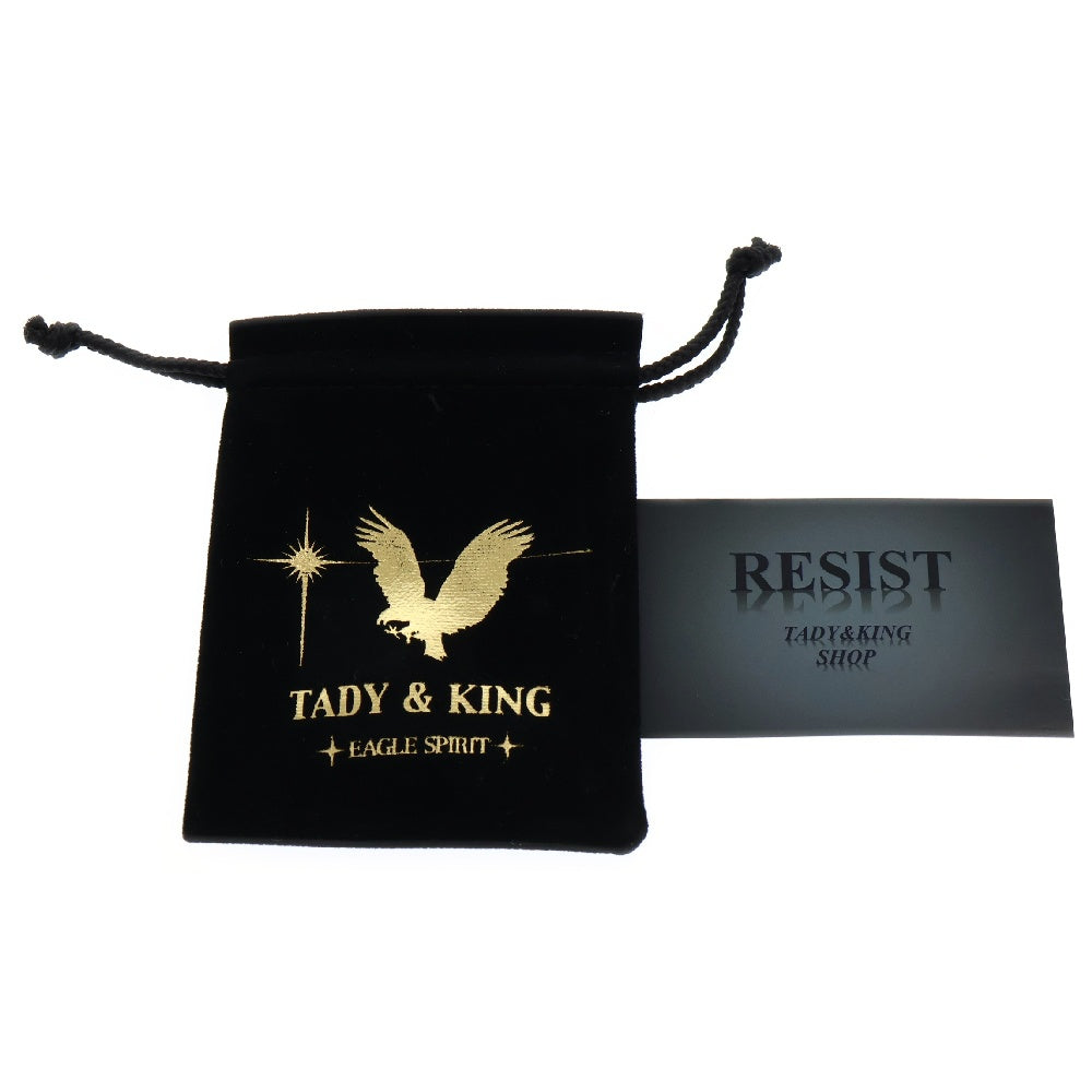 TADY & KING(タディアンドキング) 銀爪 ツメSVフェザーGPローズ 特大フェザー シルバー/ゴールド 右向き