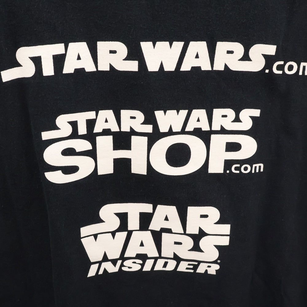 VINTAGE(ヴィンテージ) 00s STAR WARS HYPERSPACE THE OFFICIAL FAN CLUB TEE スターウォーズ ハイパースペース オフィシャル ファン クラブ Tシャツ 半袖 カットソー ブラック