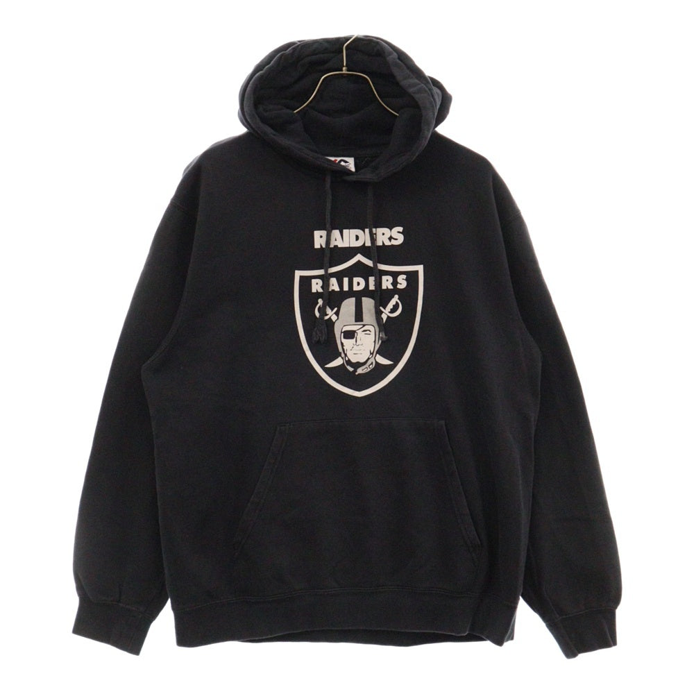 VINTAGE(ヴィンテージ) 00‐90s RAIDERS PARKER ライダース プルオーバー フロント プリント パーカー グレー